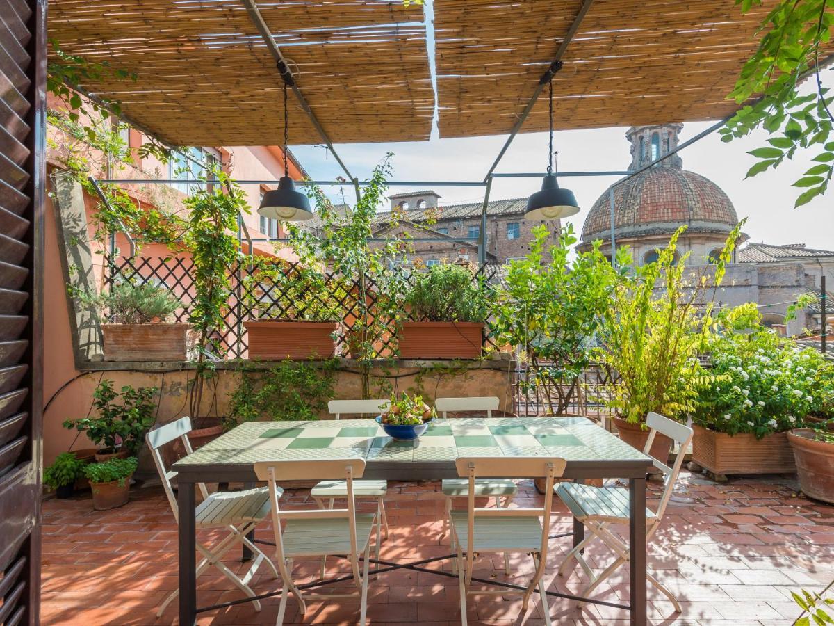 Ferienwohnung Piazza Lovatelli Luxury Penthouse Rom Exterior foto