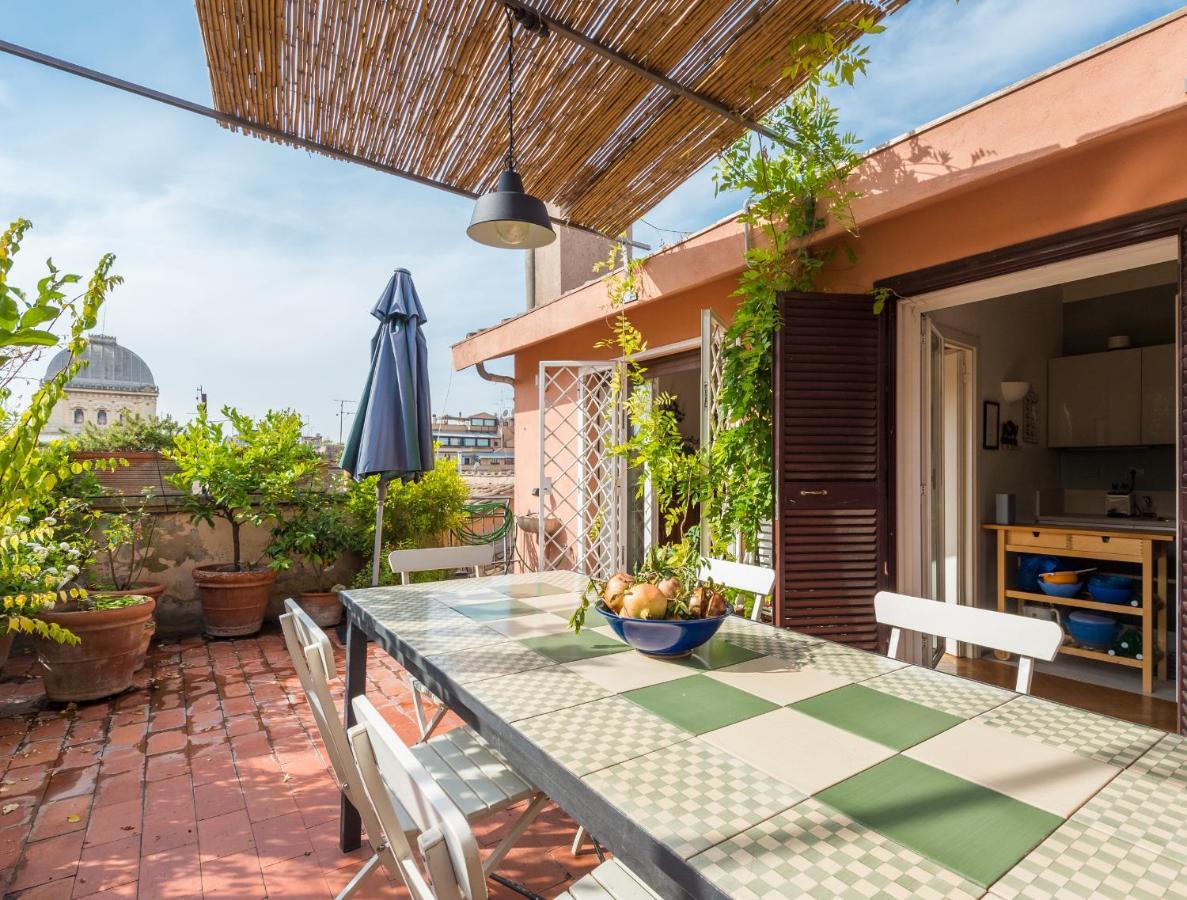 Ferienwohnung Piazza Lovatelli Luxury Penthouse Rom Exterior foto