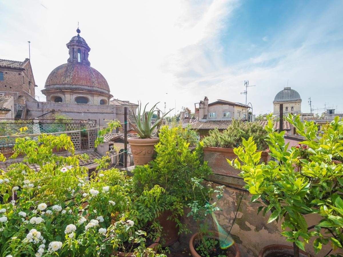Ferienwohnung Piazza Lovatelli Luxury Penthouse Rom Exterior foto